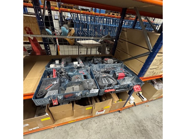 2x accu boorhamer, bosch, gbh 24 vre en gbh 36 v-li - afbeelding 5 van  5