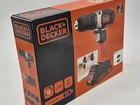 2x accu boormachine, black&decker, bcd001c1, 2021