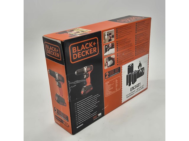 2x accu boormachine, black&decker, bcd001c1, 2021 - afbeelding 3 van  5