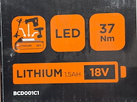 2x accu boormachine, black&decker, bcd001c1, 2021 - afbeelding 2 van  6