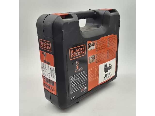 2x accu boormachine, black&decker, bcd003c2k, 2021 - afbeelding 3 van  5