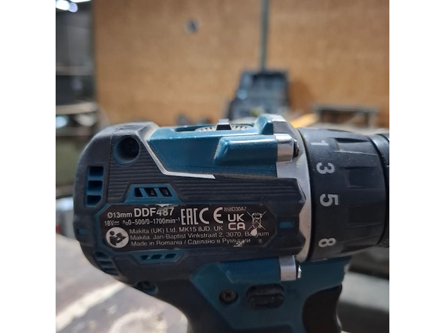 2x accu boormachine makita, 1x ddf487, bouwjaar 2020 en 2025 - afbeelding 3 van  7