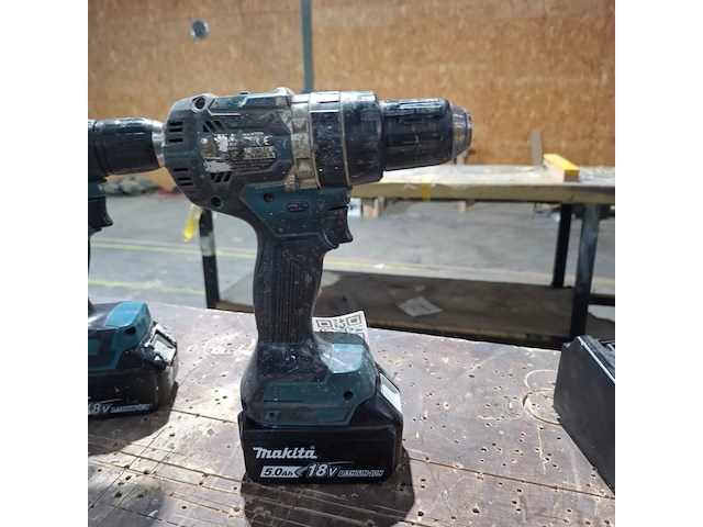 2x accu boormachine makita, 1x ddf487, bouwjaar 2020 en 2025 - afbeelding 5 van  7