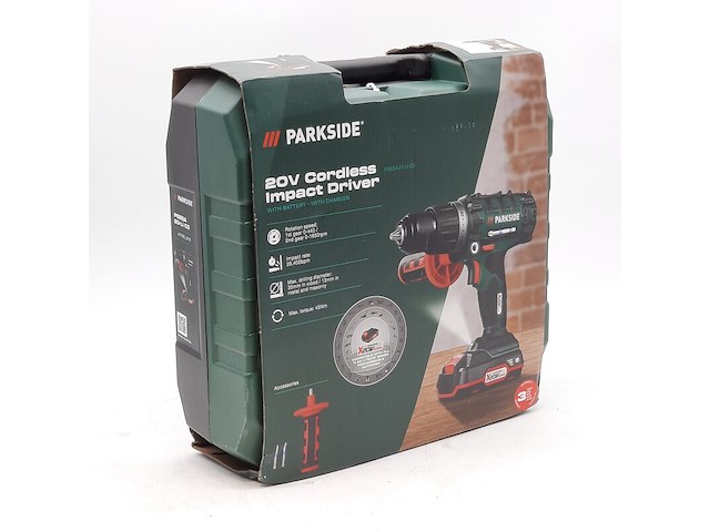 2x accu boormachine, parkside, psbsa 20-li c3 - afbeelding 5 van  5