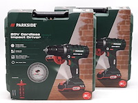 2x accu boormachine, parkside, psbsa 20-li c3 - afbeelding 1 van  6