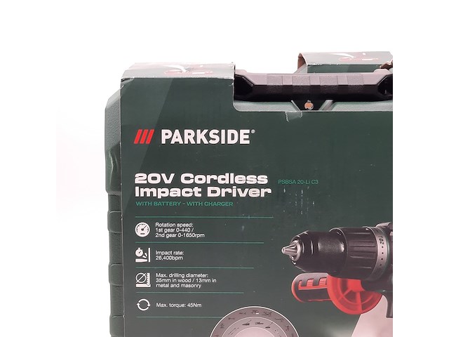 2x accu boormachine, parkside, psbsa 20-li c3 - afbeelding 3 van  6