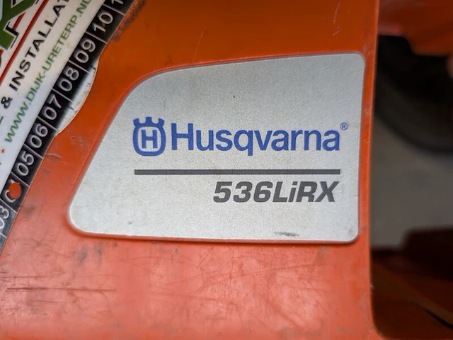 2x accu bosmaaier husqvarna, 536lirx, 535irxt - afbeelding 4 van  10