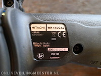 2x accu haakse slagschroevendraaier, hitachi, wh14dcal - afbeelding 3 van  5