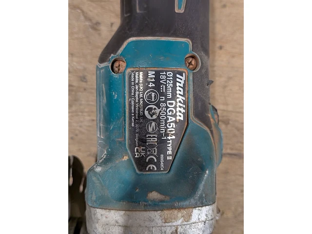 2x accu haakse slijper, makita - afbeelding 5 van  5