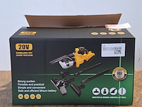 2x accu handstofzuiger 20v, geel - afbeelding 4 van  13