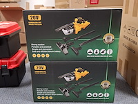 2x accu handstofzuiger 20v, geel - afbeelding 5 van  13