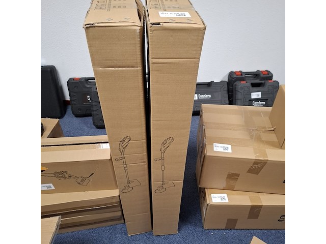 2x accu kantenmaaier 10", brushless, blauw - afbeelding 5 van  6