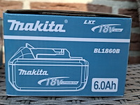 2x accu, makita, 18v, 6.0 ah - afbeelding 3 van  8