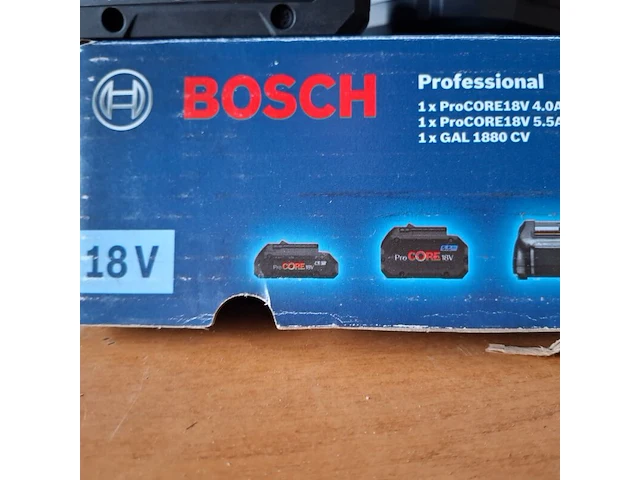 2x accu met lader bosch 18v 4.0ah en 5.5ah - afbeelding 4 van  4