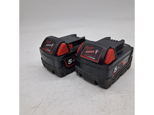 2x accu, milwaukee, m18b5 - afbeelding 2 van  6