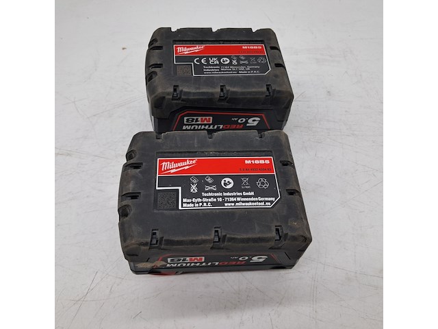 2x accu, milwaukee, m18b5 - afbeelding 3 van  6