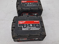 2x accu, milwaukee, m18b5 - afbeelding 3 van  6