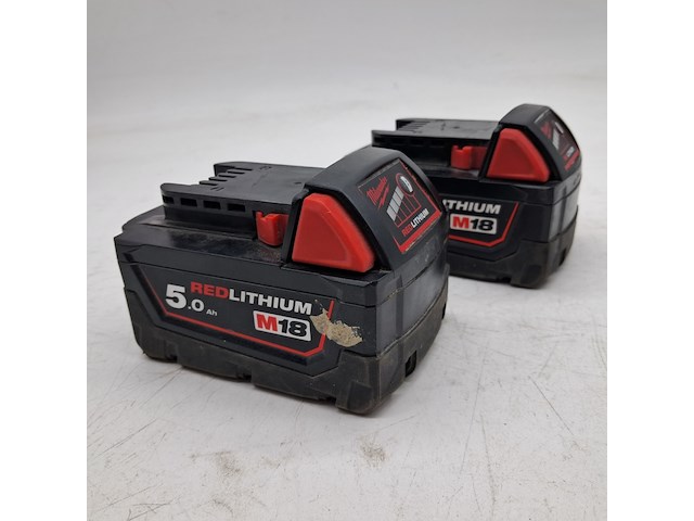 2x accu, milwaukee, m18b5 - afbeelding 4 van  6