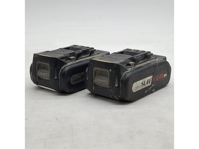 2x accu, panasonic, 14,4v 4,2 ah - afbeelding 1 van  7