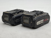 2x accu, panasonic, 14,4v 4,2 ah - afbeelding 1 van  7