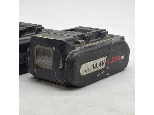 2x accu, panasonic, 14,4v 4,2 ah - afbeelding 2 van  7