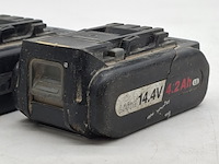 2x accu, panasonic, 14,4v 4,2 ah - afbeelding 2 van  7
