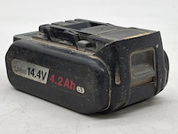 2x accu, panasonic, 14,4v 4,2 ah - afbeelding 3 van  7