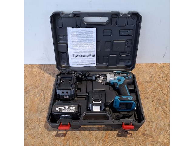 2x accu schroefmachine, brushless, rood - afbeelding 8 van  8