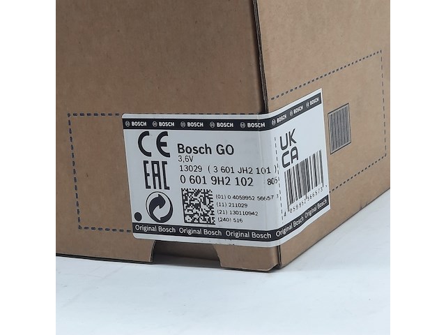 2x accu schroevendraaier, bosch, go - 0601 9h2 102 - afbeelding 5 van  6