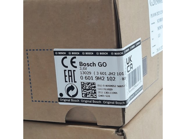 2x accu schroevendraaier, bosch, go - 0601 9h2 102 - afbeelding 6 van  6