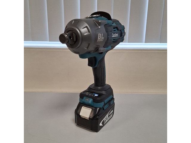 2x accu slagmoersleutel - 1300nm, blauw - afbeelding 5 van  11