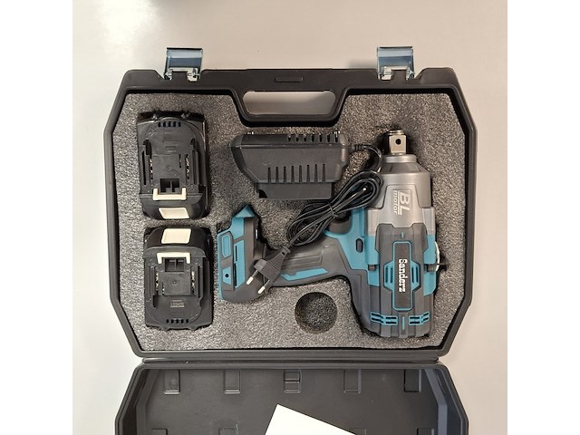 2x accu slagmoersleutel - 1300nm, blauw - afbeelding 11 van  11