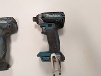 2x accu slagschroevendraaier makita, dtd153, bouwjaar 2022 - afbeelding 6 van  9