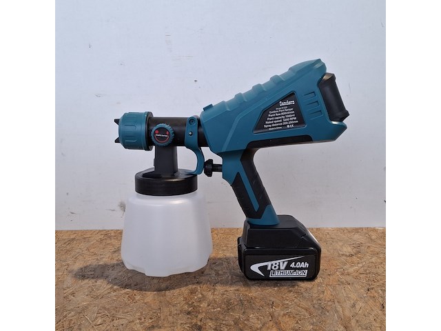 2x accu spuitpistool, blauw - afbeelding 7 van  11