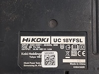 2x accu werklamp hikoki, ub18dgl, bouwjaar 2021 - afbeelding 9 van  18