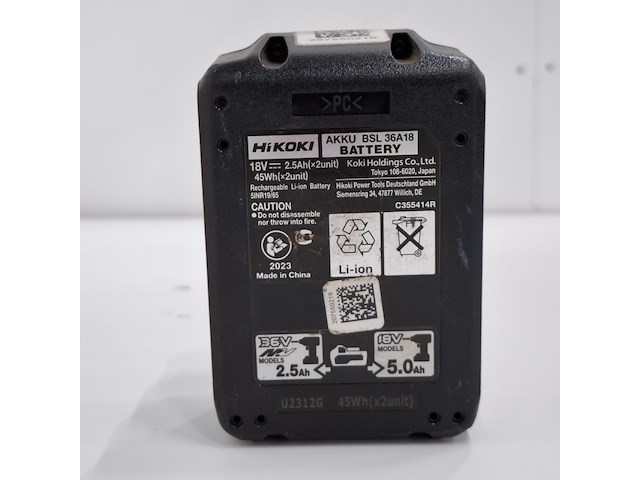 2x accu werklamp hikoki, ub18dgl, bouwjaar 2022 - afbeelding 8 van  20