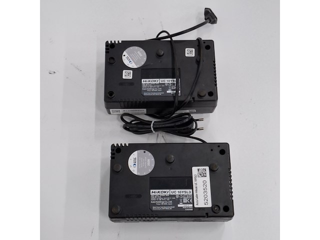 2x accu werklamp hikoki, ub18dgl, bouwjaar 2022 - afbeelding 10 van  20