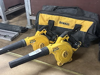 2x accublazer 18v, 1x tas dewalt, dcv100 - afbeelding 1 van  3