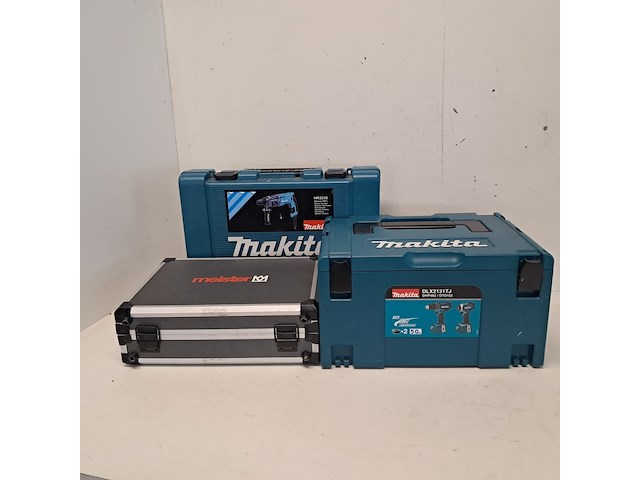 2x accuboormachine & 1 x elektrische boormachine, o.a. makita - afbeelding 1 van  55