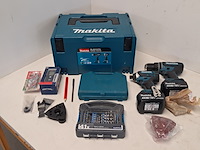 2x accuboormachine & 1 x elektrische boormachine, o.a. makita - afbeelding 22 van  55