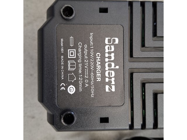 2x acculader | 21v 2.0a - afbeelding 4 van  4