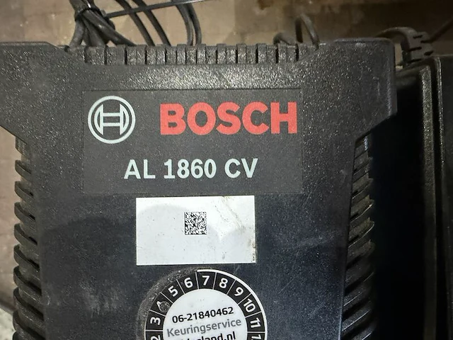 2x acculader, bosch, al 1860 cv, zwart/blauw - afbeelding 2 van  2