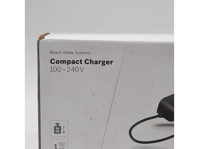 2x acculader t.b.v fietsaccu, bosch, compact charger 100-240v - afbeelding 3 van  7