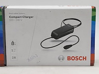 2x acculader t.b.v fietsaccu, bosch, compact charger 100-240v - afbeelding 4 van  7