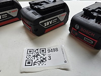2x accu's bosch professional, lithium 3,0 ah - afbeelding 5 van  8