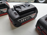 2x accu's bosch professional, lithium 3,0 ah - afbeelding 8 van  8