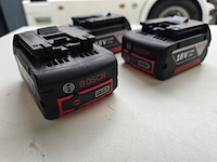 2x accu's bosch professional, lithium 3,0 ah - afbeelding 2 van  8