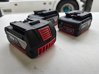 2x accu's bosch professional, lithium 3,0 ah - afbeelding 3 van  8