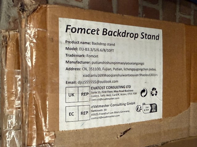 2x achtergrondstand, fomcet - afbeelding 2 van  2