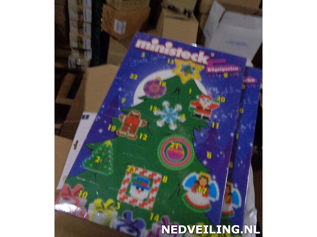2x adventskalender ministeck strijkkralen - afbeelding 2 van  3